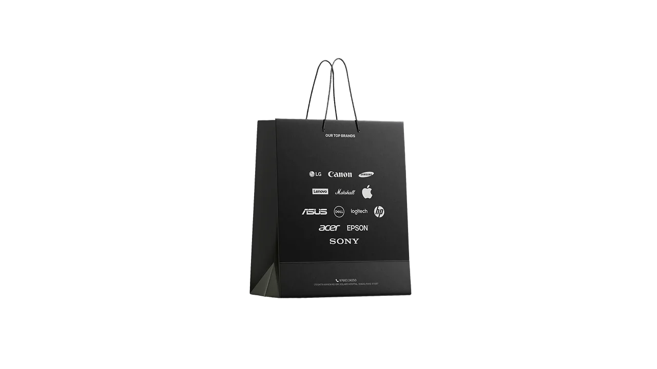 Digital Metro Pune Shopping Bag Back